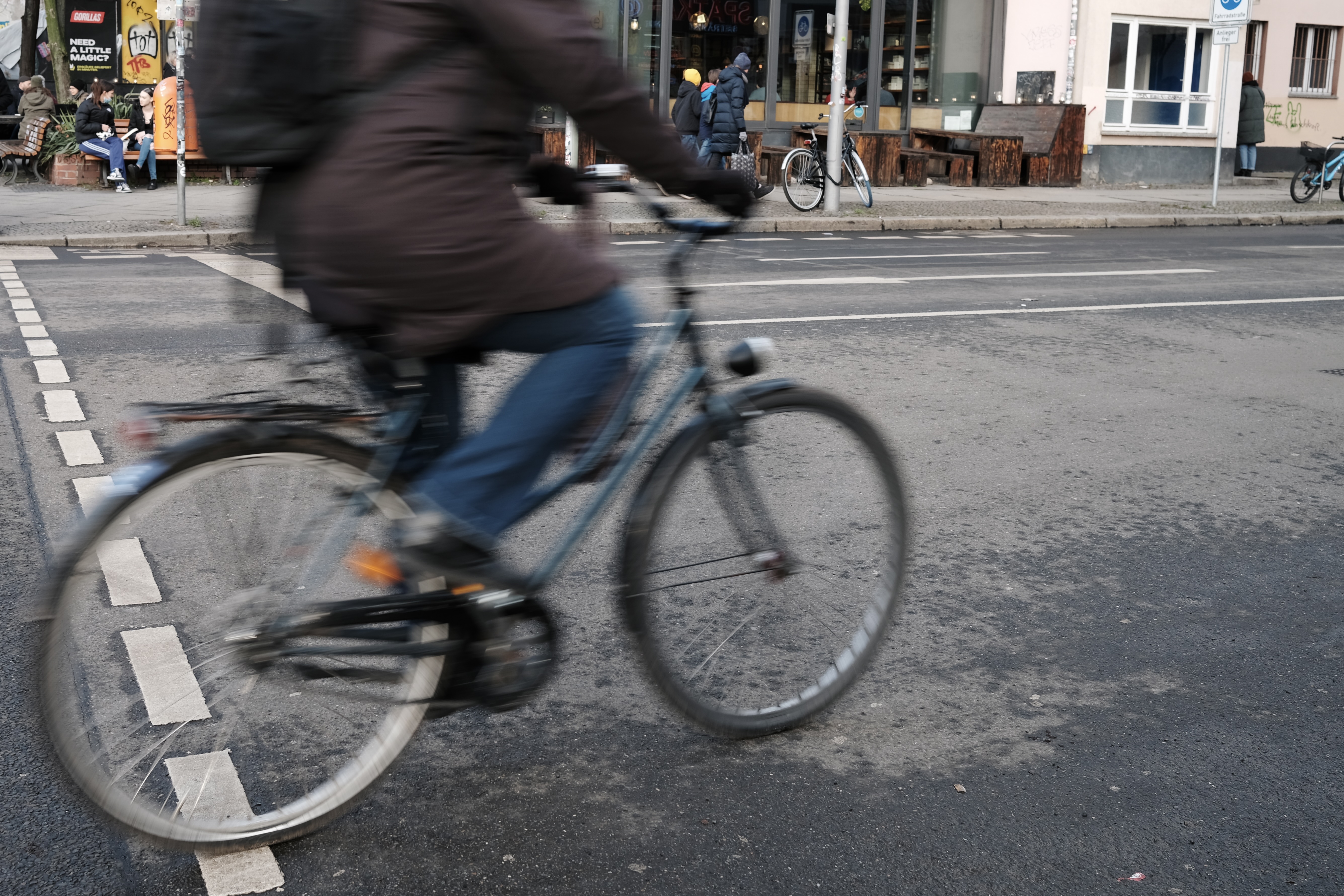 Cyclist in Berlin