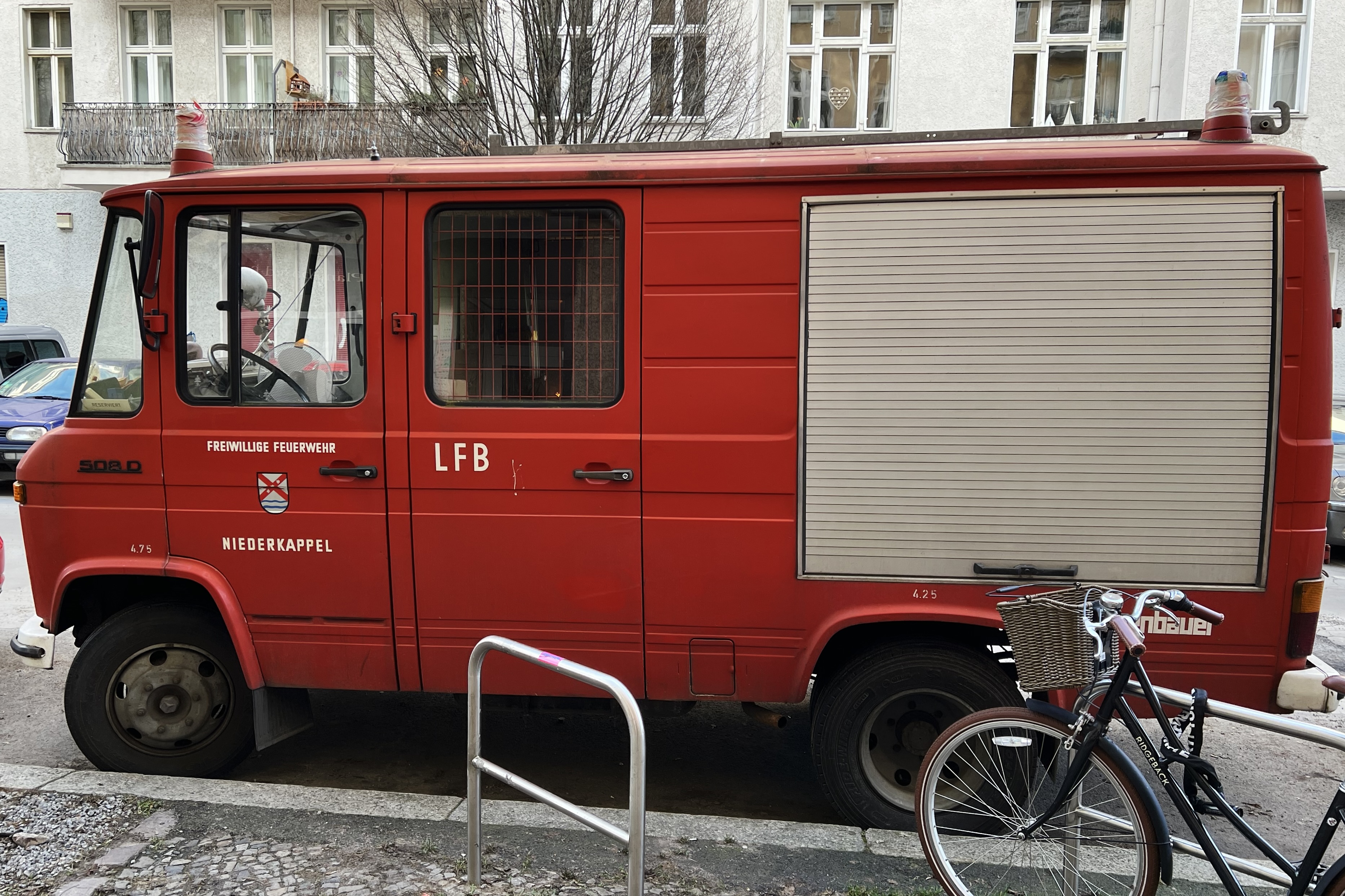 Old fire truck in Berlin